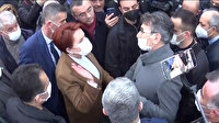 İYİ Parti'liler Meral Akşener'e soru sormak isteyen vatandaşı parmak sallayarak alandan kovdu