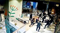 AVM savaş alanına döndü: Masa ve sandalyeler havada uçuştu