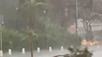 Antalya'da kuvvetli rüzgar ve sağanak etkili oluyor