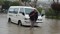 Mersin'de sağanak: Ev ve iş yerleri sular altında kaldı