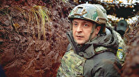 Ukrayna Devlet Başkanı Vladimir Zelenskiy cephede meydan okudu