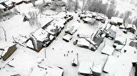 Muş'ta evler kara gömüldü: Kar kalınlığı 60 santimetreye ulaştı