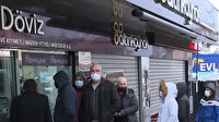 Döviz büroları önünde hareketlilik: Vatandaşlar ellerindeki dolar ve euroları bozduruyor