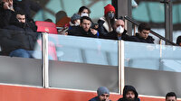 Devre arasının dikkat çeken transferi tribünden yeni takımını izledi