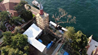 Üsküdar’da tarihi Vaniköy Camii’ndeki restorasyon çalışmaları drone ile görüntülendi