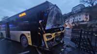 Fatih'te İETT otobüsleri çarpıştı