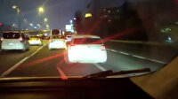 Cevizlibağ'da makas atan sürücüler kamerada
