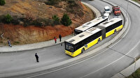 Arnavutköy'de otoyol bağlantısında İETT otobüsleri arızalandı: Trafik tamamen durdu