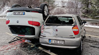 Bolu’da 12 aracın çarpıştığı zincirleme kaza: İstanbul yönü kapandı