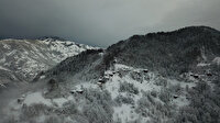 Rize'de kartpostallık kış manzarası