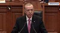 Cumhurbaşkanı Erdoğan Arnavutluk Meclisi'ne hitap ediyor