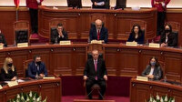 Cumhurbaşkanı Erdoğan Arnavutluk Meclisi'ne hitap etti: Balkanlar'da kalıcı barışın tesisi Türk dış politikasının öncelikleri arasındadır