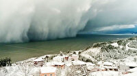 Kastamonu'da görenleri hayrete düşüren manzara: Bulutlar deniz ile birleşti