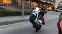 Tek teker kurye: Tehlikeli yolculuk kamerada
