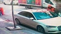 Otomobille kamyonun arasına sıkışan parmakları koptu