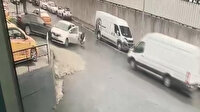 Beylikdüzü'nde kapısı açık otomobilden düşen öfkeli sürücü ölümden döndü