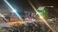 Yolda kalan tırın yardımına Off Roadcular koştu