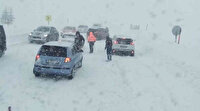 Türkiye kar esareti altında: Yüzlerce araç yollarda mahsur kaldı