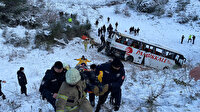 Kuzey Marmara Otoyolu'nda yolcu otobüsü şarampole yuvarlandı: 2 ölü