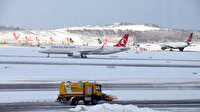 İstanbul'da uçuşlara kar engeli