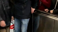 ​İstanbul'da metroda izdiham: İnsanlar kata sığmadı yürüyen merdiven durduruldu