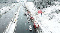 Kuzey Marmara Otoyolu 17 saat sonra tek yönlü trafiğe açıldı