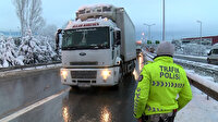 TIR ve kamyonların İstanbul'a girişine geçici olarak izin verilmiyor: Gişelerdeki kuyruk havadan görüntülendi