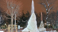 Ankara'nın simgelerinden Mogan Gölü ve Kuğulu Park buz tuttu