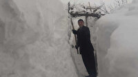 Elazığ'da evler kara gömüldü