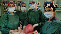 Karın şişliği sandı: Vücudundan 5 kiloluk kitle çıktı