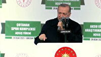 Cumhurbaşkanı Erdoğan: Kar, bora, fırtına esiyor birileri balıkçıda kafayı bulmaya gidiyor