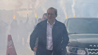 Galatasaray Başkanı Burak Elmas'a Konya'da meşaleli karşılama