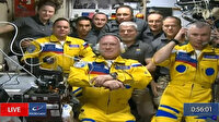 Rus kozmonotlar uzaydan mesaj yolladı: Ukrayna ile ilgisi yok