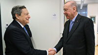 Cumhurbaşkanı Erdoğan, İtalya Başbakanı Draghi ile bir araya geldi