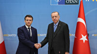 Cumhurbaşkanı Erdoğan Macron ile görüştü
