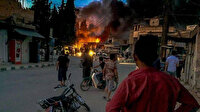PKK Deyrizor'da evleri ateşe verdi