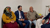 Bakan Kurum Aydın ailesinin yüzünü güldürdü