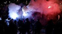 Trabzonsporlu taraftarlardan Karagümrük maçı sonrası takımlarına destek