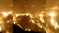 Hatay Dörtyol'da gece saatlerinde çıkan yangın korkuttu