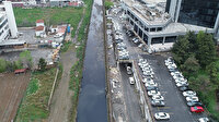 Ayamama Deresi'nde yine aynı görüntü: Mavi akıyor