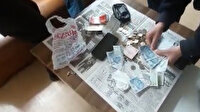 Engelli maaşı da aldığı belirlenen dilencinin üzerinden 1500 lira para çıktı