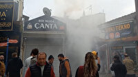 Tarihi handa yangın: Bir anda her yeri duman kapladı