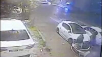 Maltepe'de 12 saniyede gerçekleşen far hırsızlığı kamerada