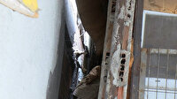 Esenyurt'ta apartman boşluğuna sıkışan hırsızı itfaiye kurtardı