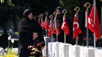 Şehit ailelerinden bayramın ilk gününde hüzünlü ziyaret