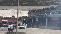 Antalya'da drift festivalinde faciadan dönüldü: Seyircileri taşıyamayan balkon çöktü