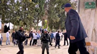 Kudüslü yaşlı adam işgalci Yahudilerin karşısına dikildi: Sizler korkak ve azgın bir milletsiniz