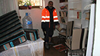 Elazığ'da evi sular altında kalan afetzede yetkililerden yardım istedi