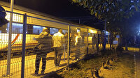 Vinç elektrik hattına hasar verince tren seferleri durduruldu