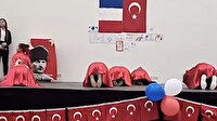 Fransa'da Türk okulunda skandal görüntü: İlkokul öğrencilerini Atatürk'e secde ettirdiler